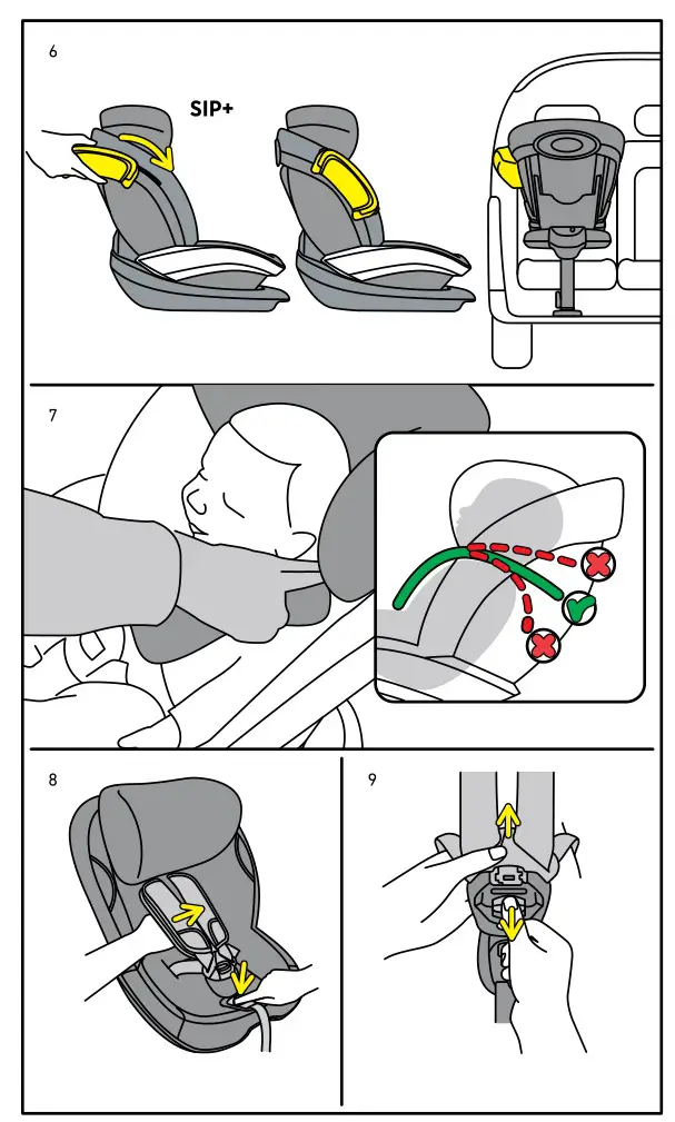 BeSafe iZi Turn B iSize Car Seat - Figure 6-9