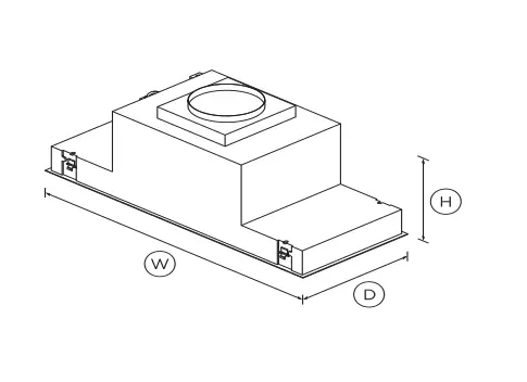 FISHER PAYKEL HPB4819-12_N 48 Inch Insert Range Hood fig 1
