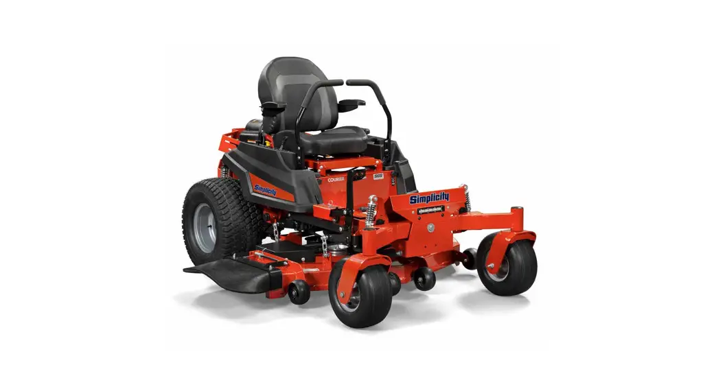 Simplicity 80089915 Courier Xt Zero Turn Mower Instructions