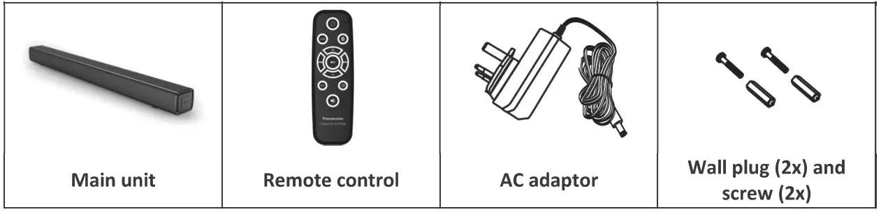 Panasonic SC-HTB100 Bluetooth Soundbar - fig 2