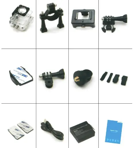 NAVIG Sports Action Camera - Accessories