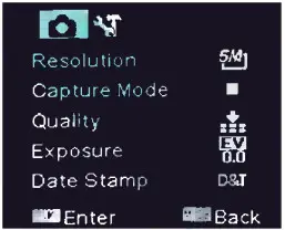 NAVIG Sports Action Camera - Photo Setting