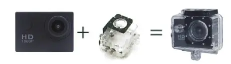 NAVIG Sports Action Camera - Waterproof Housing 2