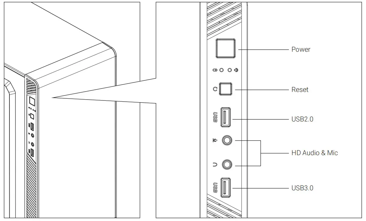 AeroCool CS-106 Mini Tower Case - Figure 12
