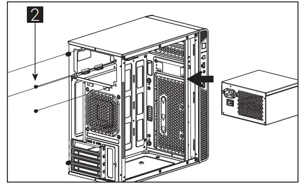 AeroCool CS-106 Mini Tower Case - Figure 5