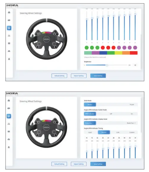 MOZA RACING CS Steering Wheel - figure 1