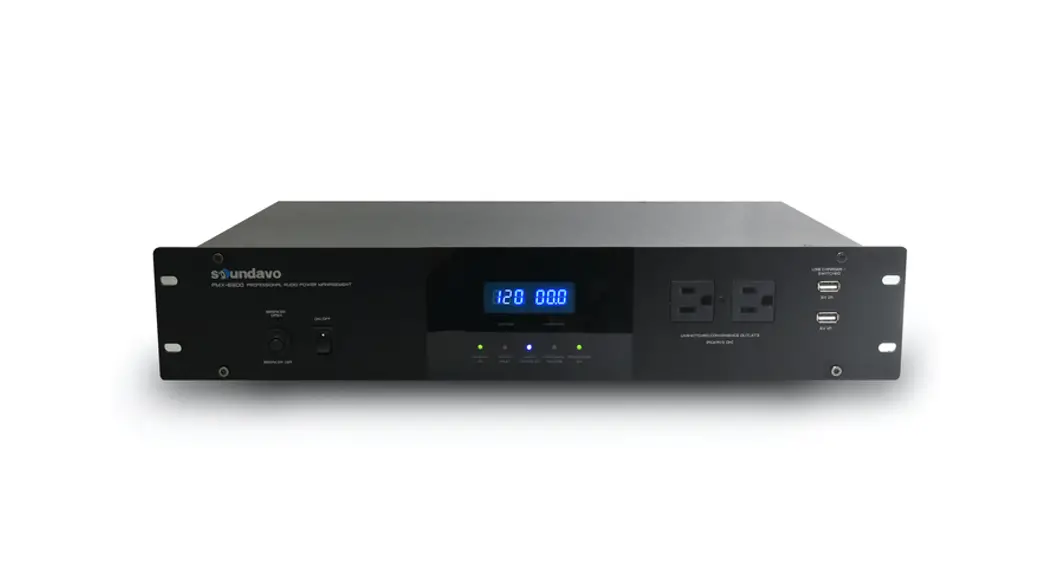 Soundavo Pmx-6600 Professional Audio Power Management Owner's Manual Soundavo Pmx-6600 Professional Audio Power Management Owner's Manual