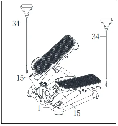 SUNNY HEALTH FITNESS SF-S0979 Total Body Advanced Stepper Machine - fig3