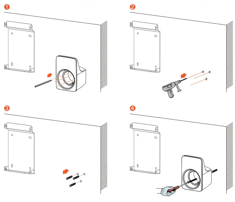 SUNGROW AC011E 01 AC Charger-Cable backplate1