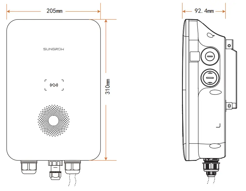 SUNGROW AC011E 01 AC Charger-weight