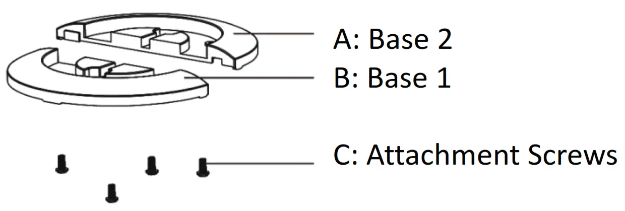 Goldair GCTF360 81cm Electronic Tower Fan with WiFi - Attachment Screws