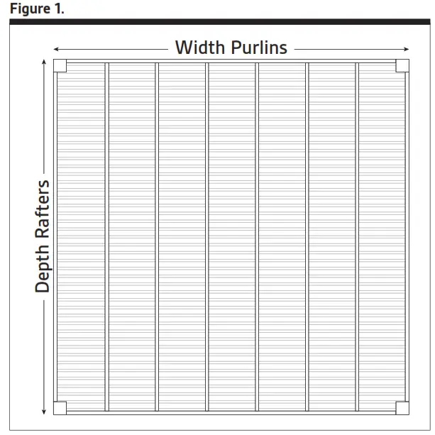 ModernPergolaKits M16X16F7INCH22 Modern 16 ft. x 16 ft. Freestanding Modern Pergola
