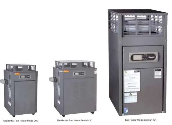 Rheem 200 Residential Pool Heater-1