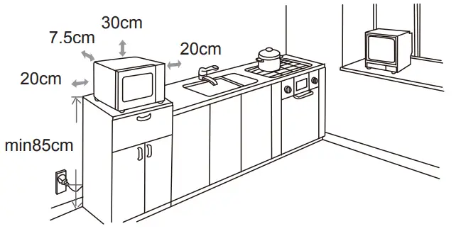 Electrolux EMG23K22B Freestanding Microwave Oven - fig 7