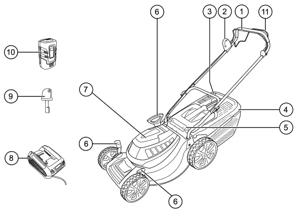 AL-KO MOWEO 46.5 Li SP Petrol Lawn Mower - 3