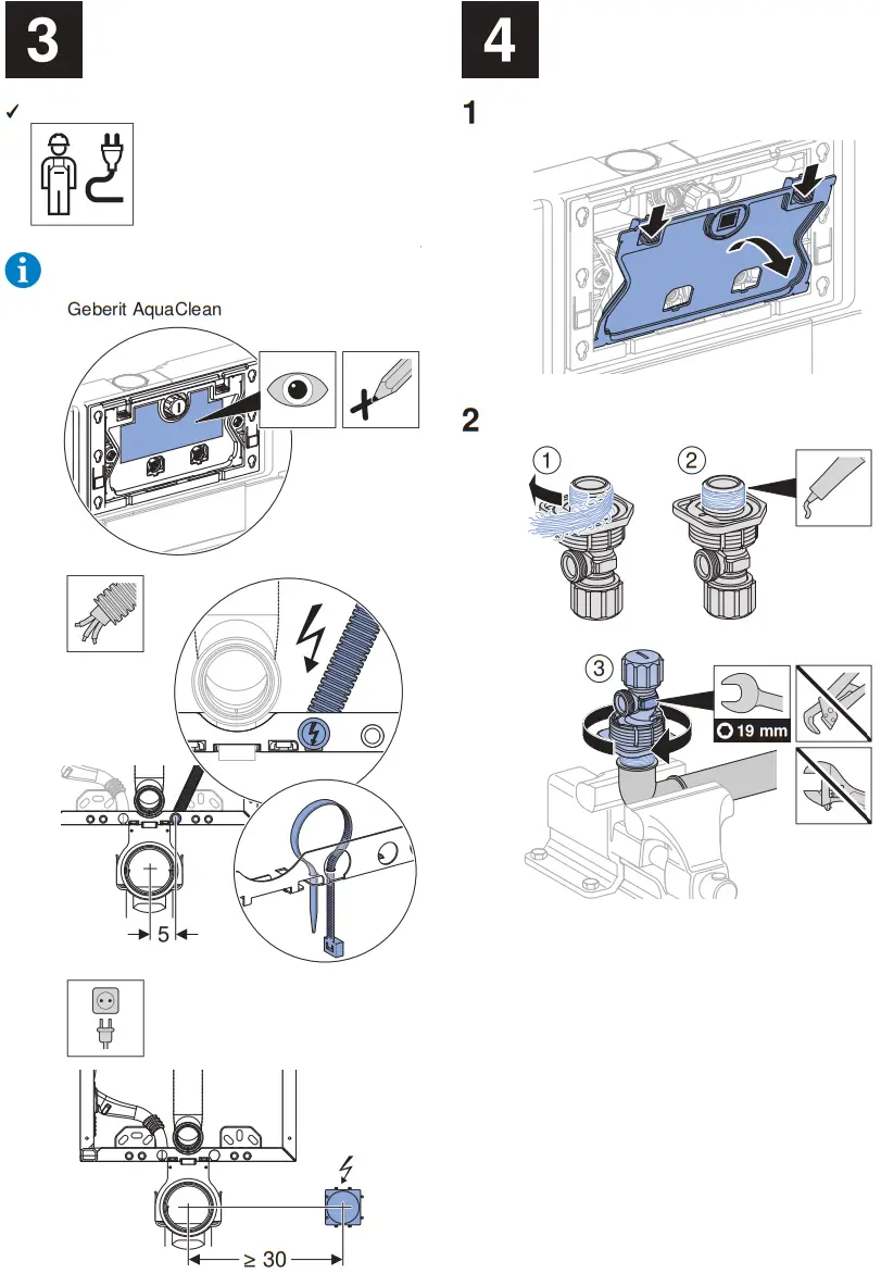 GEBERIT Kombifix Basic Frame for Wall Mounted Toilet fig4