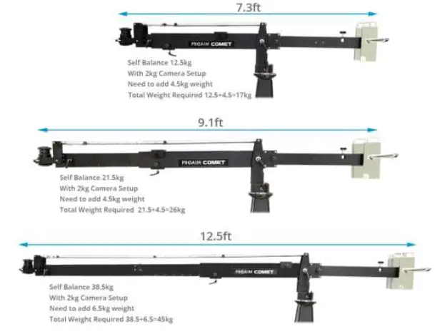 PROAIM-JB-COMT-Comet-12f- Euro-or-Elemac-Mount-Camera-Jib-Crane-Package-19