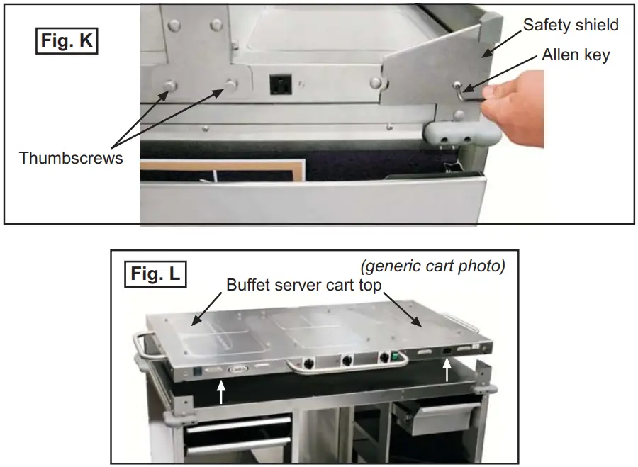Cadco-CBC-GG-B3-L5-Grab-amp-Go-Mobile-Merchandising-Cart- FIG 17