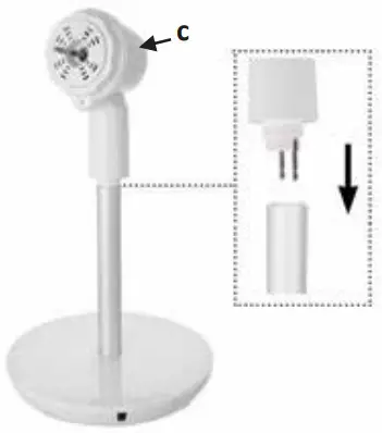 stylies 7584 Stand Ventilator Stand Fan - Figure 2