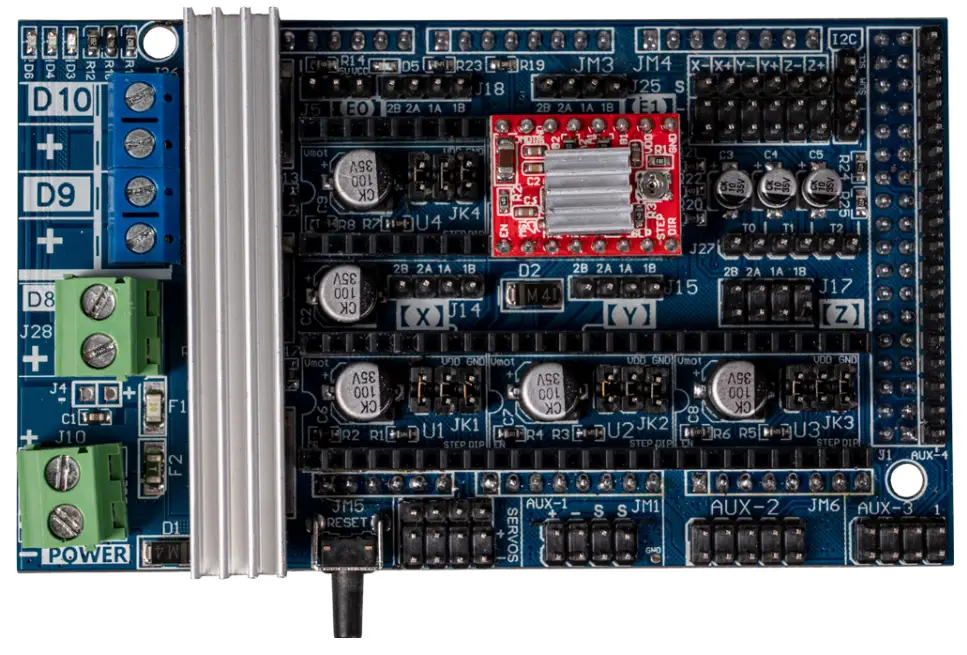 JOY-IT Ramps 1.6 with Display & 5x A4988 Motor Driver - STEPPER MOTOR DRIVER 1