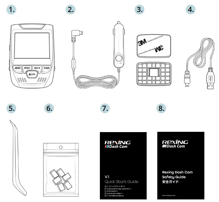 REXING V1 Dash Cam -