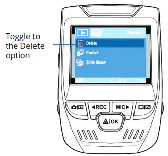 REXING V1 Dash Cam - To view a photo
