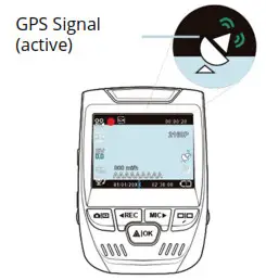 REXING V1 Dash Cam - active
