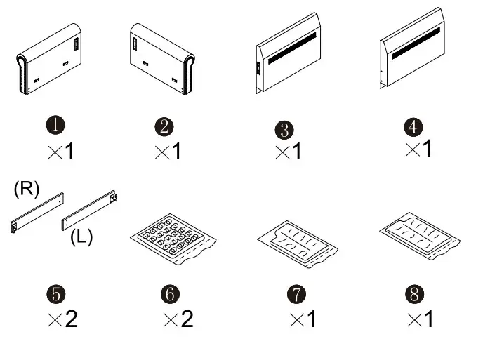 UNBRANDED H817-LS-0021 Gray Polyester 2-Seater Loveseats - Contents 2