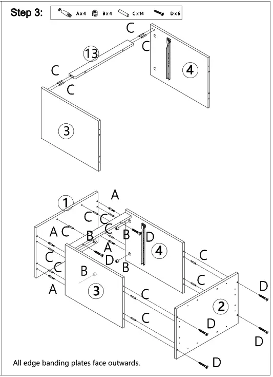 Kmart 43029693 Parquetry Bedside step3