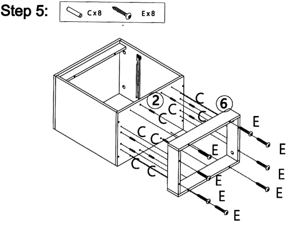 Kmart 43029693 Parquetry Bedside step5