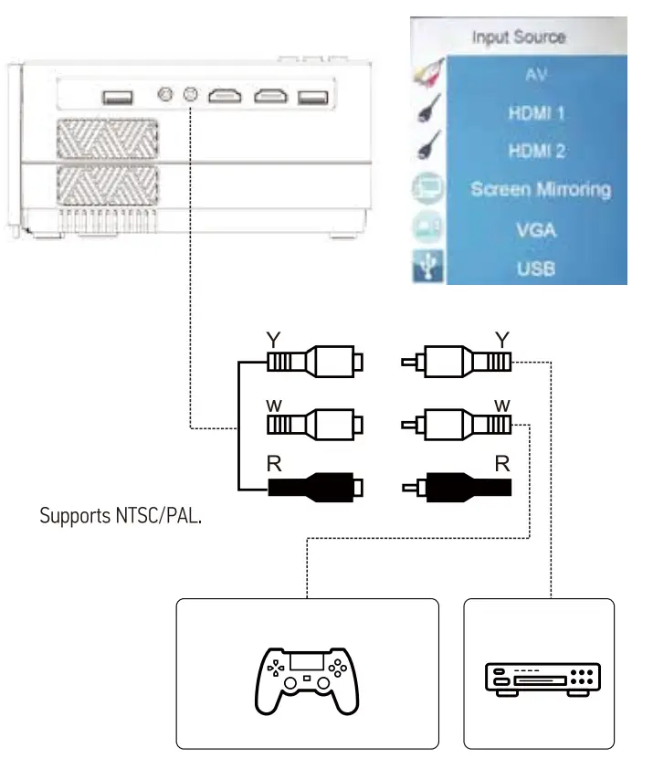 DBPOWER 9000L HD Native 1080P Projector-15