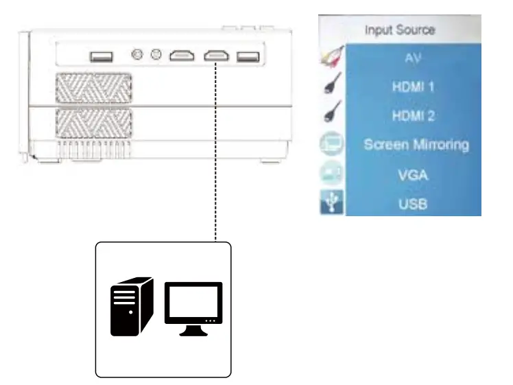 DBPOWER 9000L HD Native 1080P Projector-16