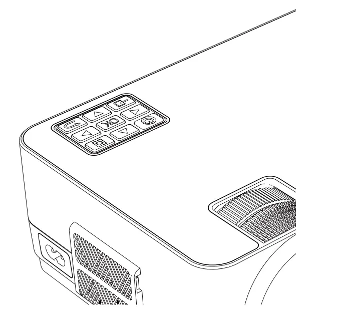 DBPOWER 9000L HD Native 1080P Projector-5