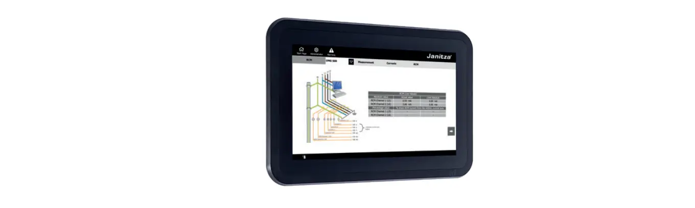 Janitza Jpc 100-web Smart Energy Panel Installation Guide