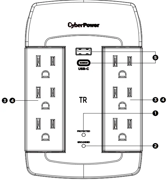 CyberPower-MP1058SSW-6-Outlet-Surge-Protector-fig-1