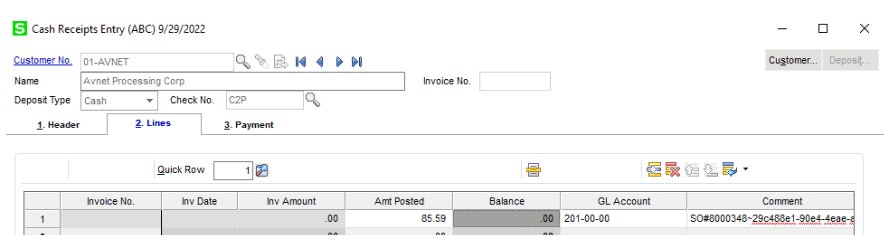 paya CLICK2PAY Sage 100 Sales Order Processing - fig19