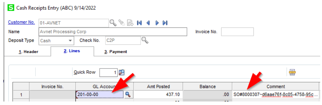 paya CLICK2PAY Sage 100 Sales Order Processing - fig8