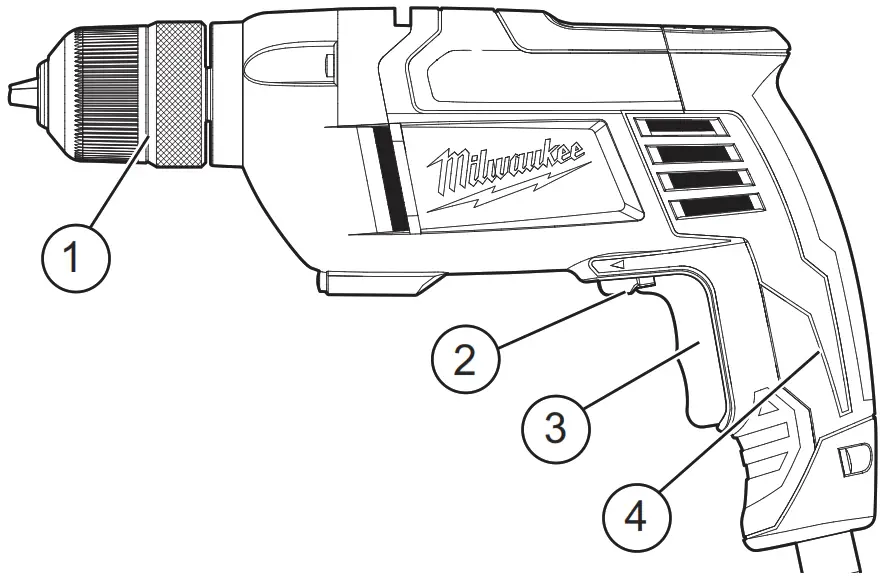 milwaukee 0240 20 Heavy Duty 3 8 Inch Drill - Figure 3