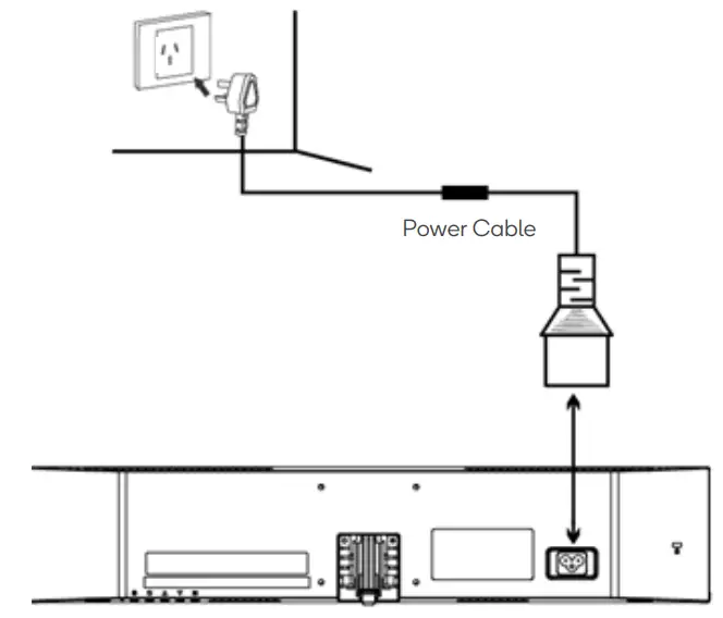 kogan KAMN24FXSA 24 Full HD 165Hz - Power cable