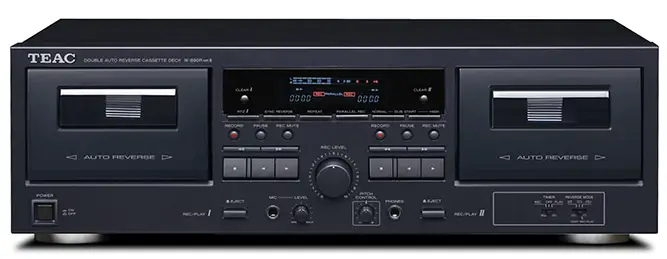 Teac W-890RMKII-B Auto-Reverse Cassette Deck