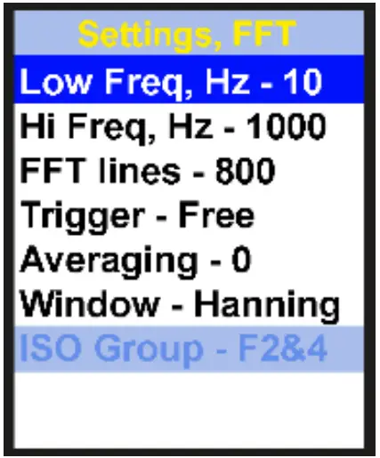 Setting the measuring mode