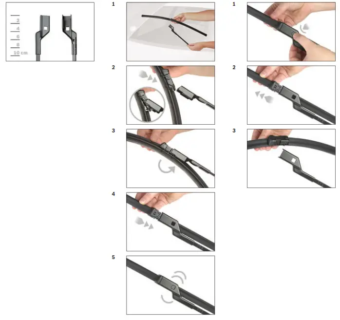 BOSCH GWB024 Aerotwin Wipers Windshield