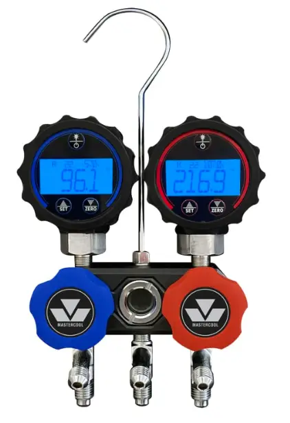 Mastercool Black Series Mini Fold Compact Manifold