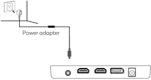 Connect The Power Adapter