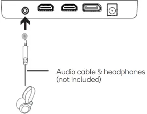 Connect The Audio Cable And Headphones