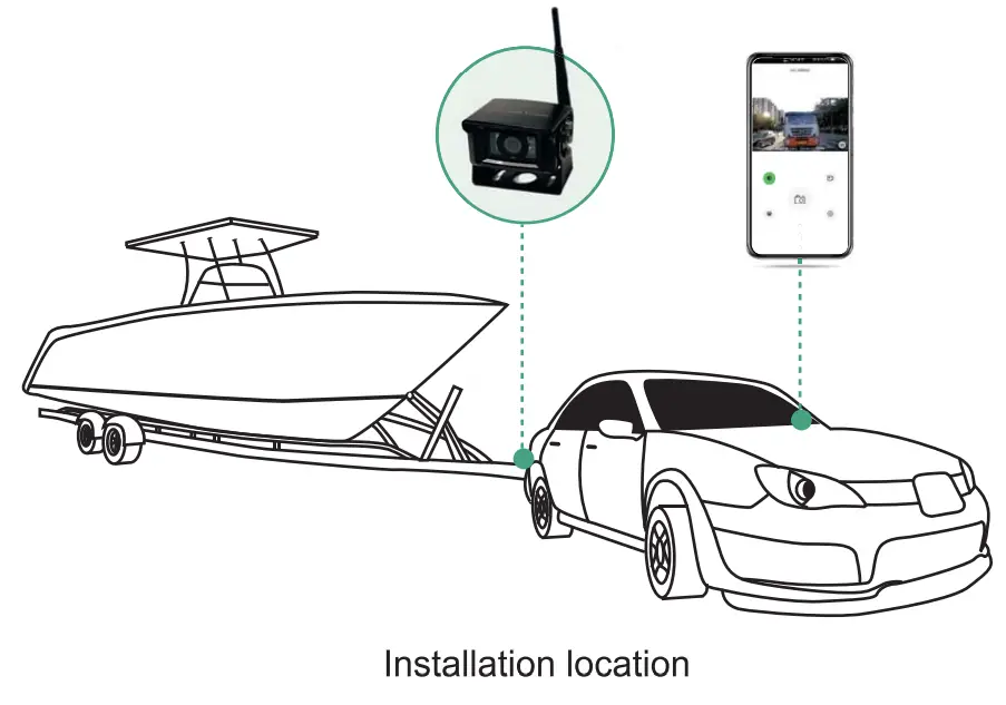 Guang Zhou Yan Xing Zhi Neng Ke Ji You Xian Gong Si CW131 Wifi Parking View Camera - fig - 2