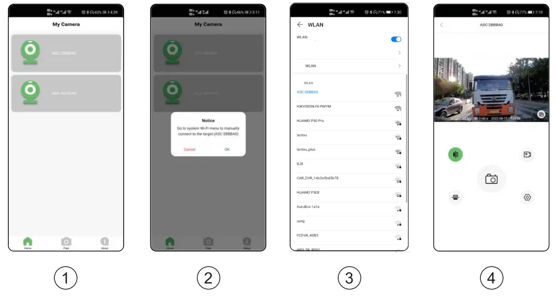 Guang Zhou Yan Xing Zhi Neng Ke Ji You Xian Gong Si CW131 Wifi Parking View Camera - fig - 3