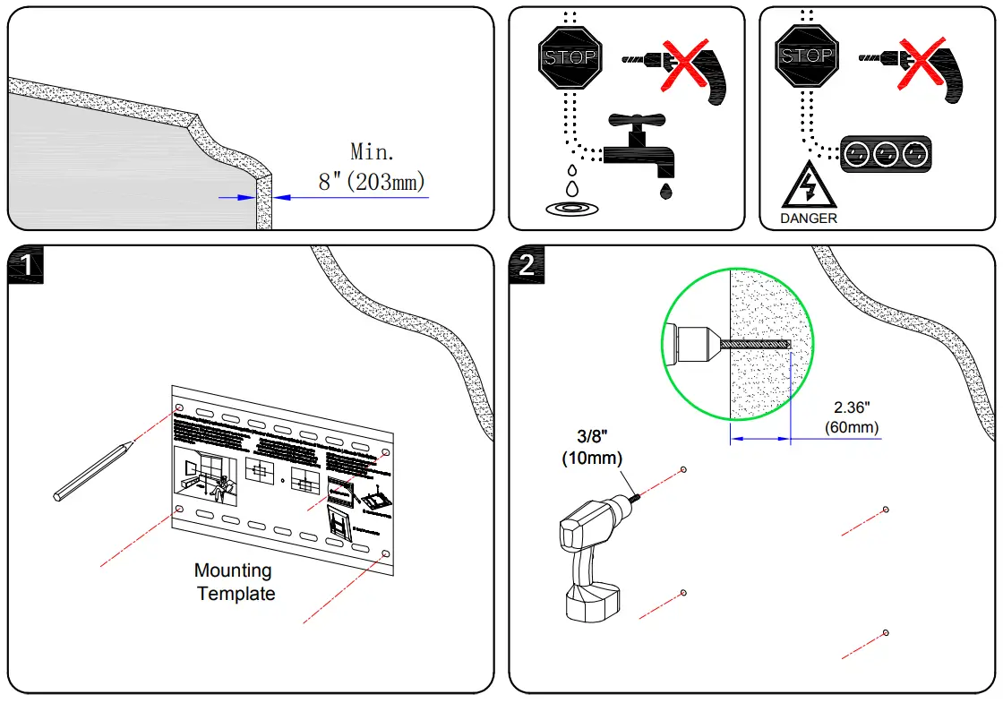 Mounting Dream MD2361 K Low Profile TV Wall Mount - STEP 2B