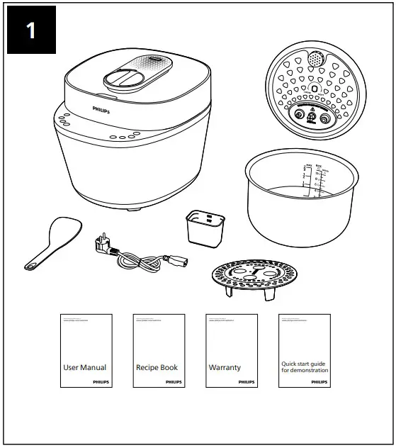 PHILIPS HD2151 One Cooker All in One Cooker - FIGURE 3