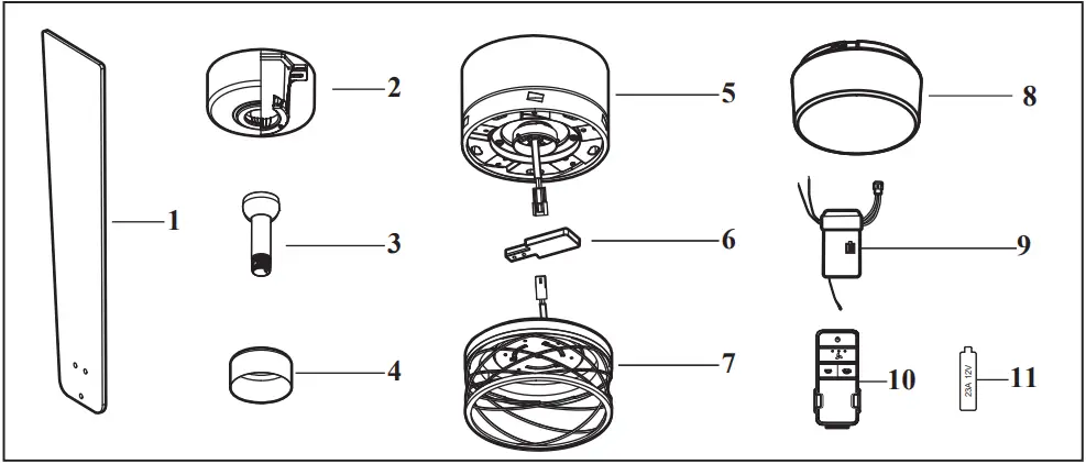 TAL AK410-CB - Box Contents 1
